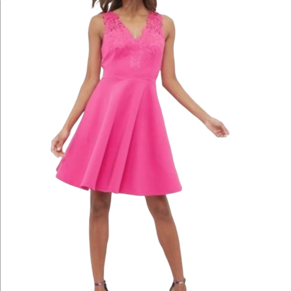 TED BAKER LONDON | Taliia Embroidered Skater Dress